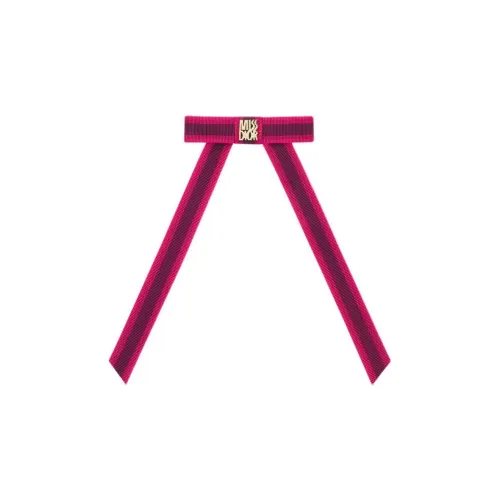 DIOR Сатин Металл Вискоза Заколки для волос Женские Розовый