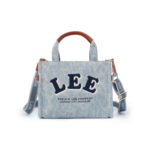 Сумка Lee Co-branded модель ткань маленькая женская вымытая серая