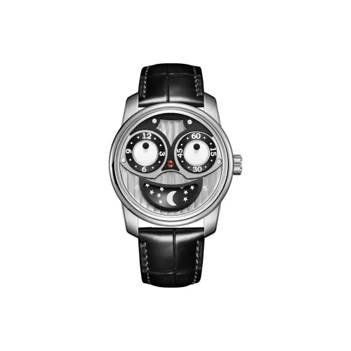 OBLVLO Trendy Casual Watch Автоматический механический механизм Ремешок Ремешок Часы Мужские часы Золотой циферблат