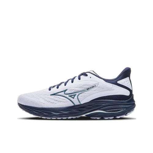Кроссовки Mizuno для бега, низкий топ, светло-синие, унисекс