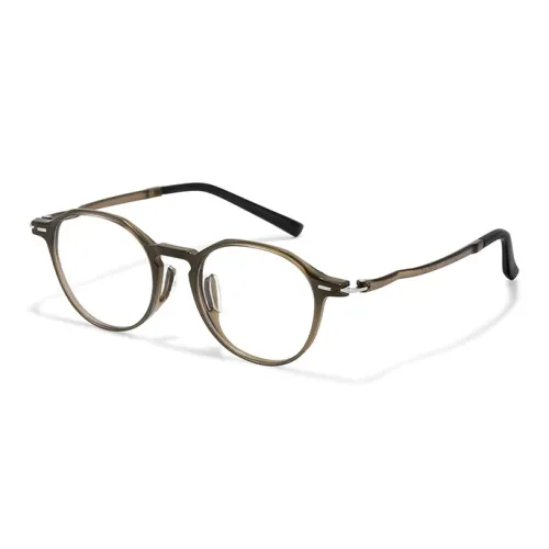 PARMU TR90 Нержавеющая Сталь Круглые Оправы для Очков Унисекс