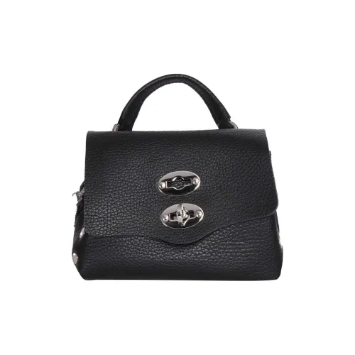 Zanellato Postina Сумка через плечо из коровьей кожи женская черная