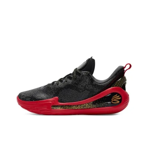 Under Armour Curry 12 Баскетбольные кроссовки Низкие Топ Черный Серый Цвет Унисекс