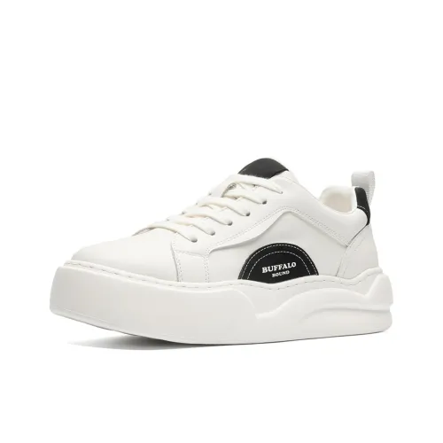 BUFFALO BOUND Юбка Устойчивая к истиранию Низкий Топ Скейтборд Кроссовки Мужские Белый Черный