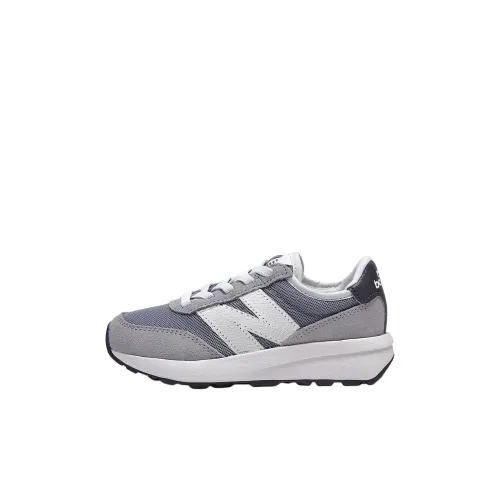 New Balance 370 Low Топ Детская Беговая Обувь Серый Малыш