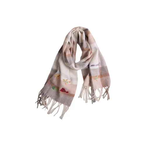 Lagur 100% Australian Wool Knitted Scarves Women's