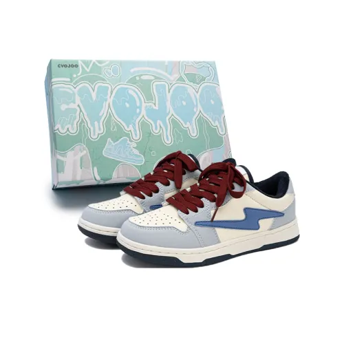 CVOJOO Термический Slip-Resistant Низкие Кроссовки для Скейтбординга Унисекс Синие