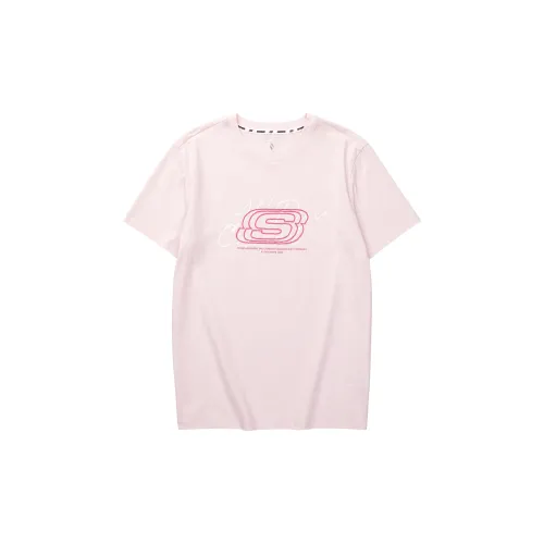 Skechers T-Shirt Unisex Light Pink Red