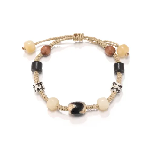 Clect Сандаловое дерево Браслеты с шнурками Женские