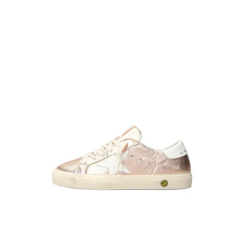 Golden Goose Детские Скейтбординги Низкий Топ Розовый Школьный возраст