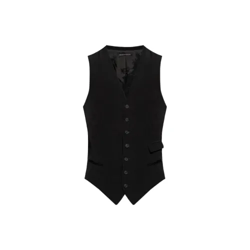 Yohji Yamamoto Pour Homme Мужские жилеты черного цвета