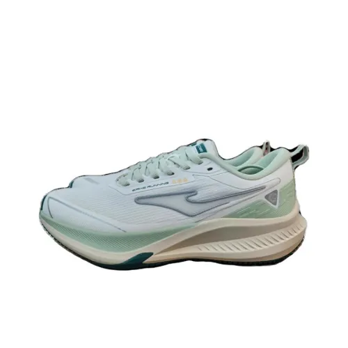 Erke Амортизация Износостойкие Низкие Кроссовки для Бега Женские Белые Зеленые