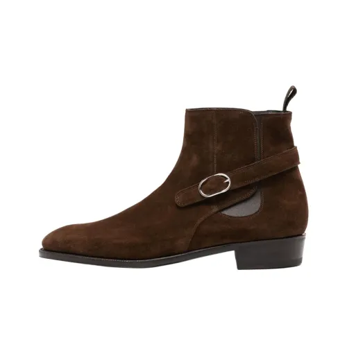 JOHN LOBB Ботильоны Мужские Коричневые