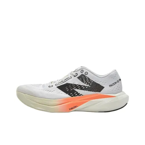 New Balance SuperComp Pacer v2 Low Топ Повседневные Беговые Кроссовки Мужские Белый Черный 2E Ширина