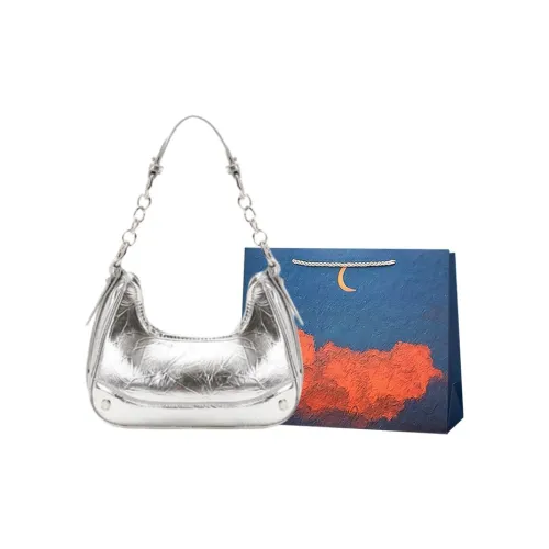 Elsvet ПУ (полиуретан) Сумка через плечо Стандартная Women's Silver