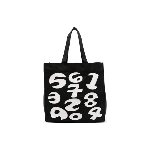10 CORSO COMO Холст Тоут Сумка Сумка для покупок Женская Черная Белая