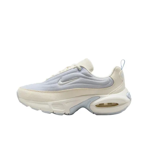 Nike Air Max Portal Abrasion Resistant Низкий Топ Повседневные Беговые кроссовки Женские Серый Бежевый