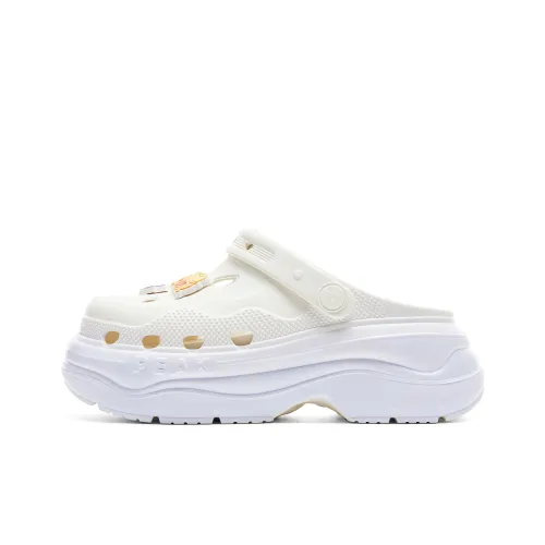 PEAK Сабо Бежевый Белый Женские