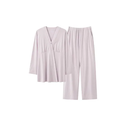XIAFENYAN Пижамный комплект женский фиолетовый