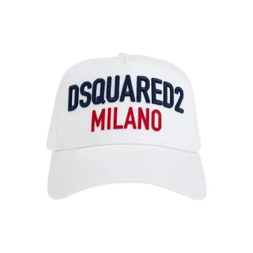 DSQUARED 2 Хлопок Бейсболки Унисекс Белый