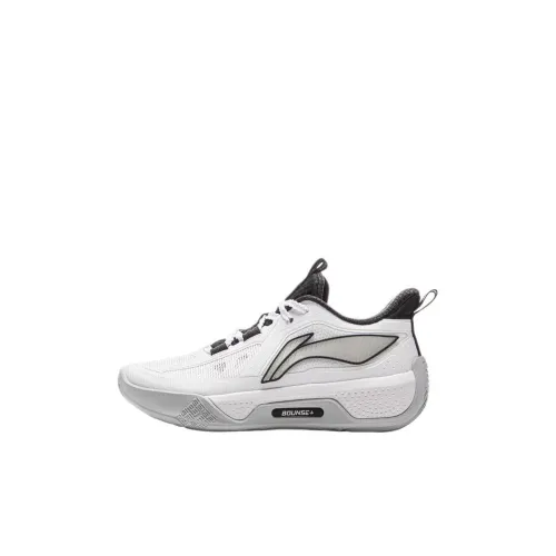 LINING YOUNG Sky Shadow Шокабойеры Rebound Низкий Топ Детские Баскетбольные Кроссовки Стандартный Белый Детский