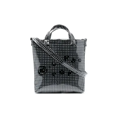 10 CORSO COMO PVC Поливинилхлорид Сумка-тоут Сумка для покупок Сумка через плечо Сумка обычная Женская Черная