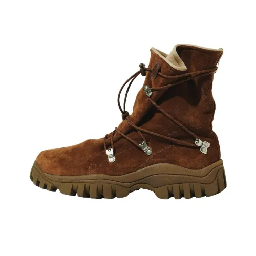 Nonnative x Asics GEL TERRAIN Высокие Кроссовки для Беговых Трасс Унисекс Темно-Коричневый