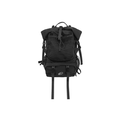 GOBLIN SHARKS 1759 Nylon Backpack Unisex Black Gray GOBLIN SHARKS 1759 Нейлоновый рюкзак унисекс черный серый