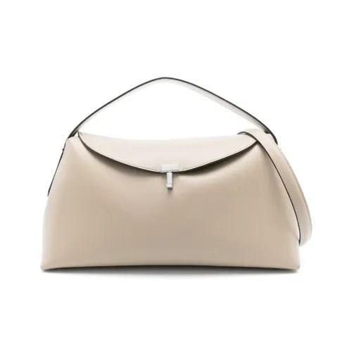 TOTEME Телячья кожа Одно плечо Сумка Стандартная Женская Песочно-бежевая
