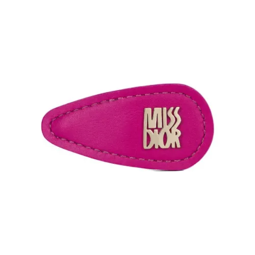 DIOR Коровья кожа Металл Нержавеющая сталь Цинковый сплав Заколки для волос Женские Розовый