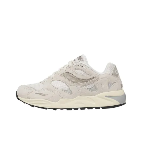 Saucony Grid Shadow 2 Slip-resistant Abrasion-resistant Low Top Casual Running Shoes Women's White Сaucony Grid Shadow 2 Противоскользящие Износостойкие Низкие Топ Повседневные Беговые Кроссовки Женские Белые