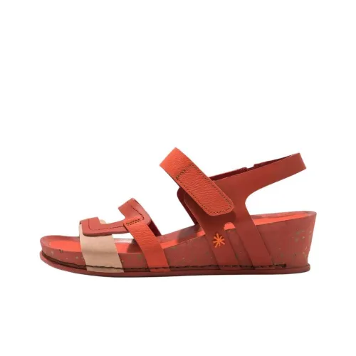 Art IMAGINE One Strap Sandals Women's Red