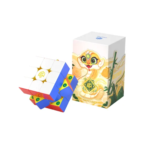 GAN 356ME 25th Anniversary Ограниченная серия «змея» THREE Уровень Магнитный Rubik's cube Развивающие игрушки