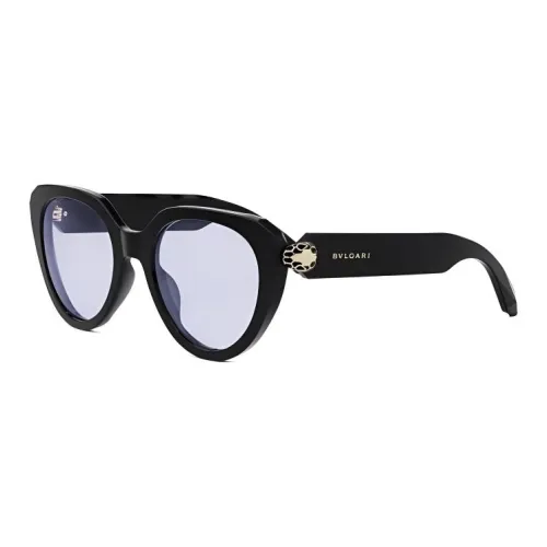 BVLGARI Круглые Солнцезащитные Очки Унисекс Черные