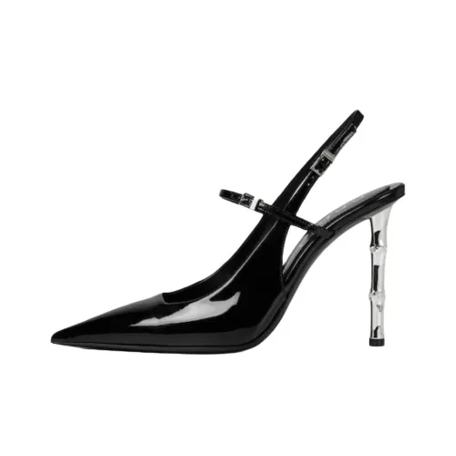 GUCCI BRIDE Тонкий каблук Высокий каблук 10,5 см Женский Черный