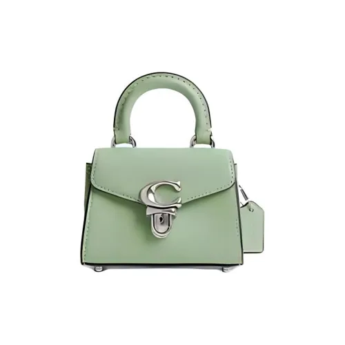 COACH Sammy Коровья кожа Сумка через плечо Мини Женская Светлый Фисташковый