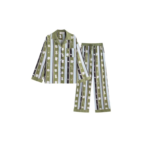 Wabi Town Пижамный комплект Женские Зеленый