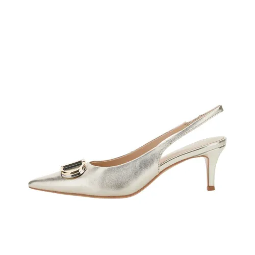 TWINSET Milano Низкий каблук Высокий каблук 7 см Женские Серебристый