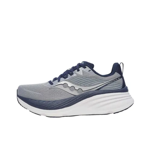 Saucony Hurricane 24 Slip-resistant Abrasion-resistant Low Top Обувь для бега на длинные дистанции Унисекс Синий Серый