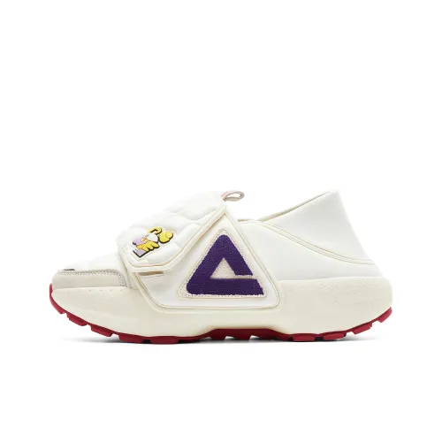 PEAK Taichi Треугольник Повседневная обувь Низкий топ Холщовый Белый Фиолетовый Мужской