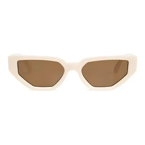 Golden Goose Ацетат Кошачий глаз Солнцезащитные очки Женские Белые