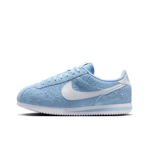 Nike Cortez Vintage Slip-resistant Abrasion-resistant Low Top Casual Running Shoes Women's Blue White Найк Кортез Винтаж Противоскользящий Устойчивый к истиранию Низкий Топ Повседневные Беговые Кроссовки Женские Синий Белый