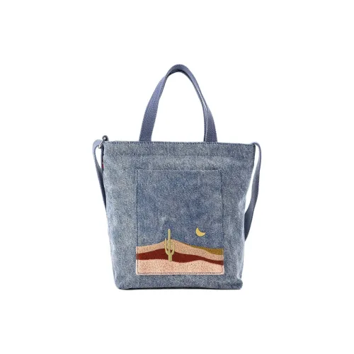 Levi's Хлопок Тоут Сумка Сумка для покупок Сумка через плечо Сумка мини Женская Синяя