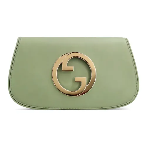 GUCCI Blondie Кожа Сумка с цепочкой Сумка через плечо Сумка на плечо Женская Светло-зеленая