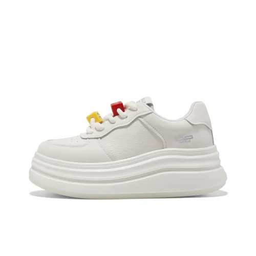 Белль Low Топ Скейтборд Кроссовки Женские Белые