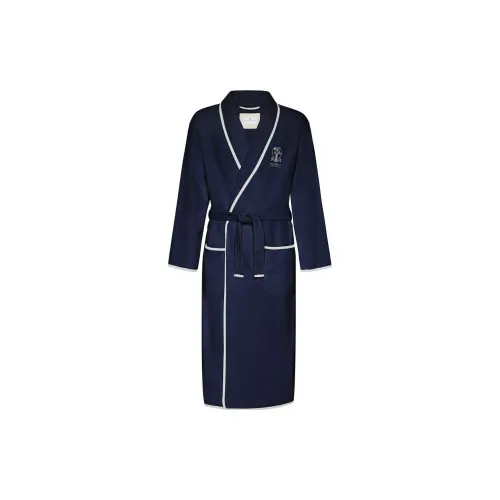 BRUNELLO CUCINELLI Хлопальные халаты Мужской Синий