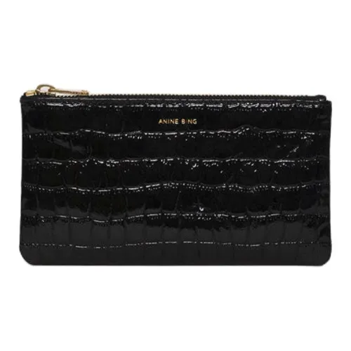 Anine Bing Клатч из коровьей кожи стандартный женский черный