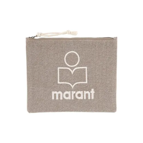 ISABEL MARANT Хлопок Клатч Женский Светлый Умбра