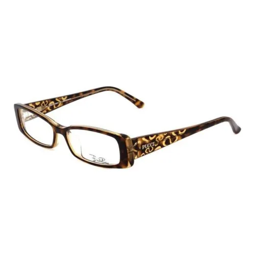 EMILIO PUCCI Пластик Прямоугольный Оправы для очков Женские Черепаховый