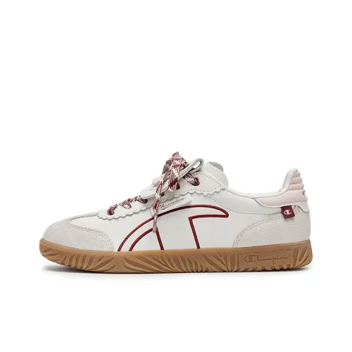 Champion Немецкие армейские кроссовки Low Top Молочно-белый/Мягко-розовый Красный Женские
